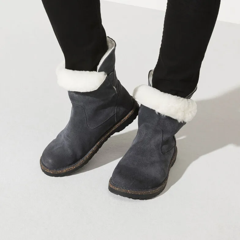 Uppsala Shearling Suede Leather